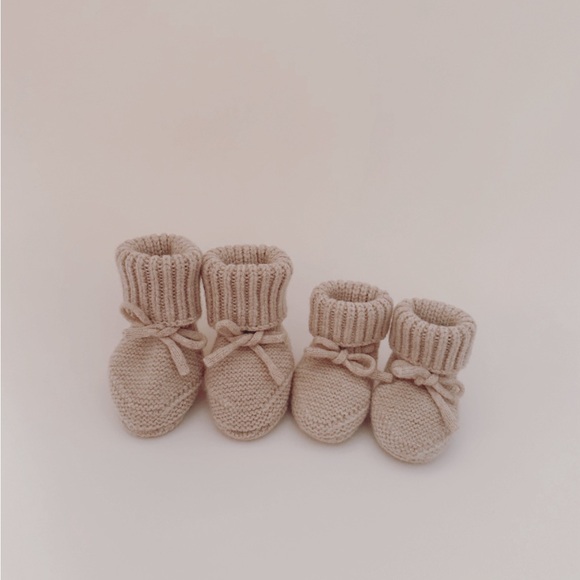 Merino wool Booties. 6-12 months - Picture 3 of 4